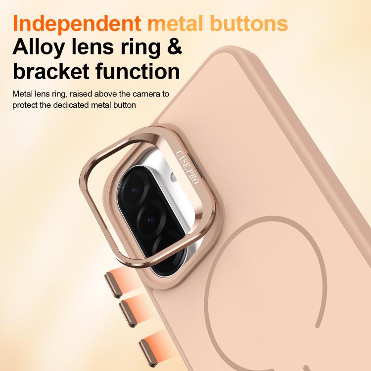 For Samsung Galaxy A17 5G Bright Color Contrast Skin-feel Camera Bracket Magsafe Phone Case