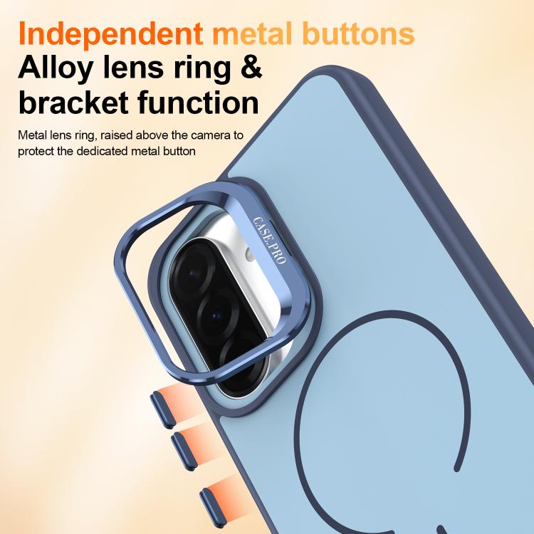For Samsung Galaxy A17 5G Bright Color Contrast Skin-feel Camera Bracket Magsafe Phone Case
