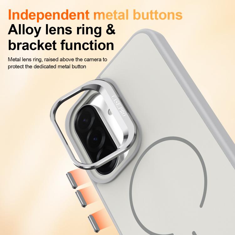 For Samsung Galaxy A17 5G Bright Color Contrast Skin-feel Camera Bracket Magsafe Phone Case