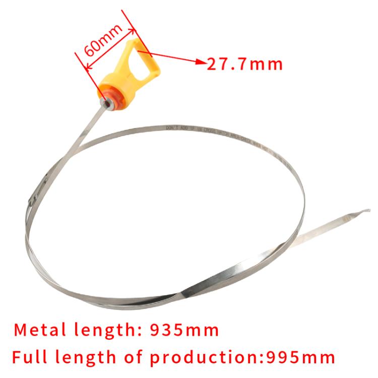 995mm Car Engine Oil Level Oil Measuring Rod for Ford F-150 2005-2008 5L3Z-7A020-B - Yellow Silver