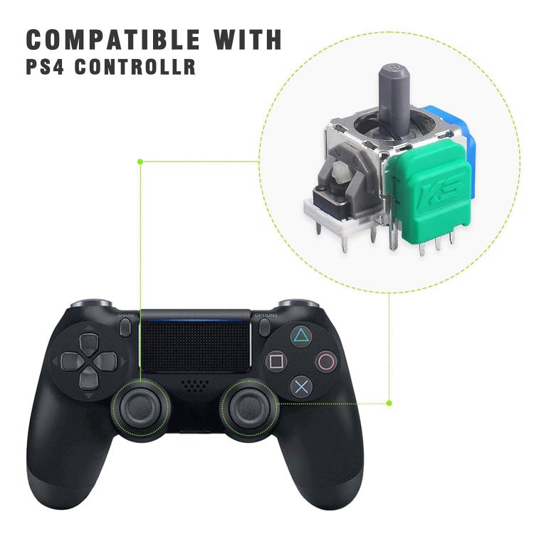 For Sony PS4 Blue Magnetic TMR Hall Effect 3D Analog Joystick