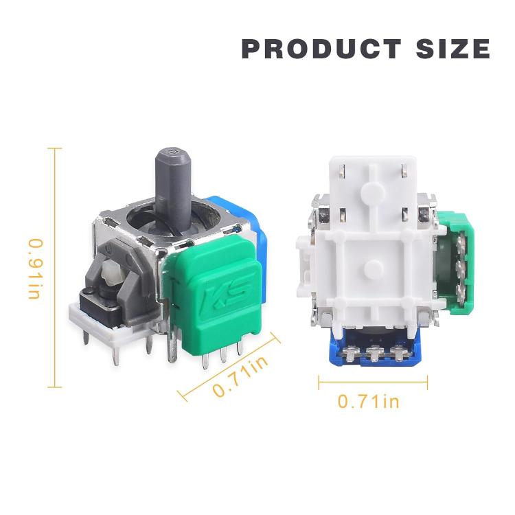 For Sony PS4 Blue Magnetic TMR Hall Effect 3D Analog Joystick
