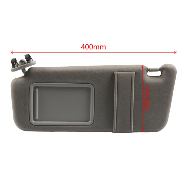 Car Left Sun Visor for Toyota Camry 74320-06780-E0 - Grey