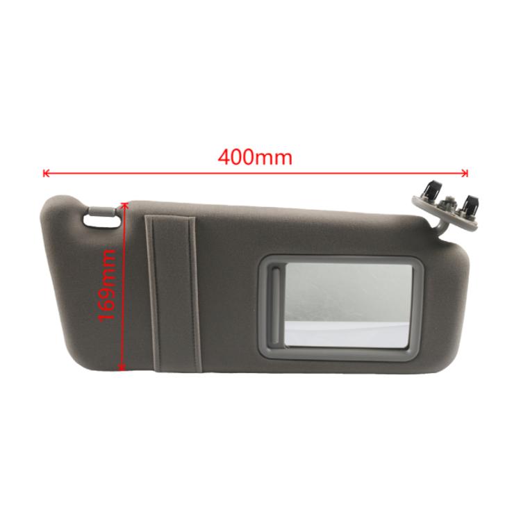 Car Right Sun Visor for Toyota Camry 74310-06750-E0 - Grey