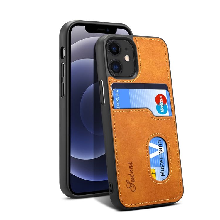 For iPhone 12 Pro Max H09 TPU + PU Leather Shockproof Protective Case with Card Slots