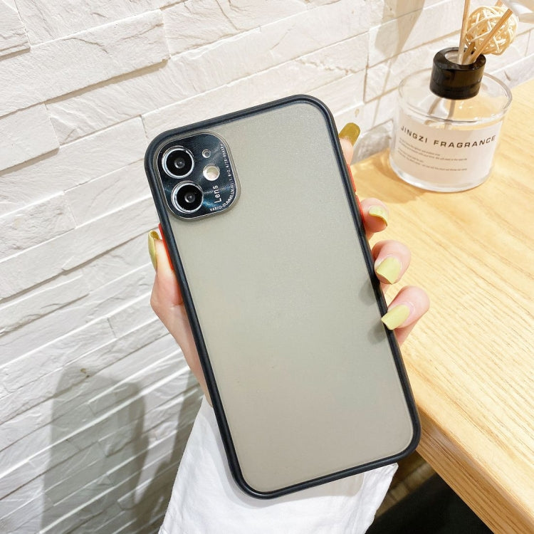 For iPhone 11 Electroplating All-Inclusive Pure TPU Protective Case with Metal Lens Cover