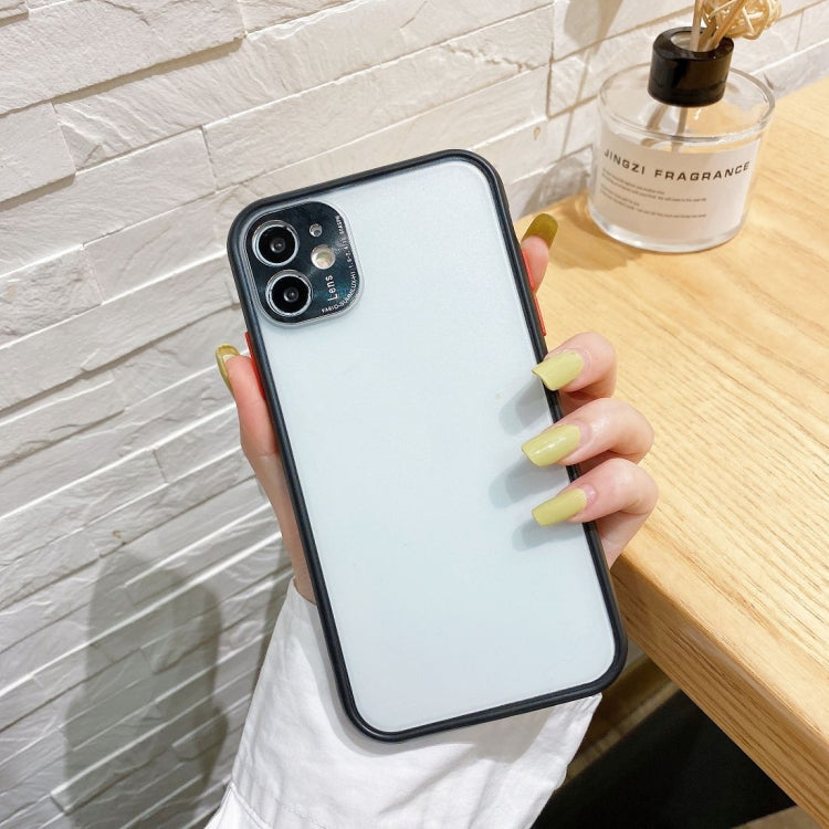 For iPhone 11 Electroplating All-Inclusive Pure TPU Protective Case with Metal Lens Cover