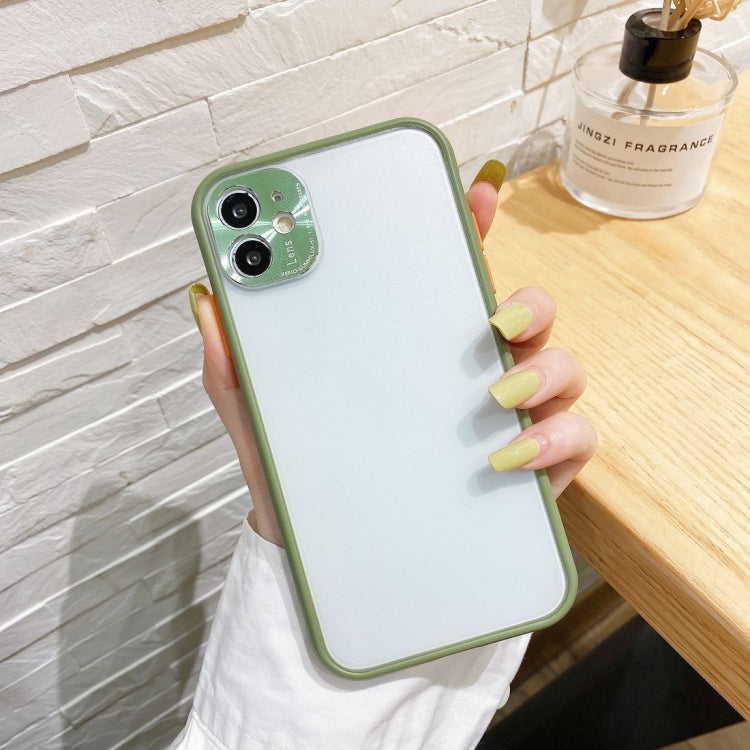 For iPhone 11 Electroplating All-Inclusive Pure TPU Protective Case with Metal Lens Cover