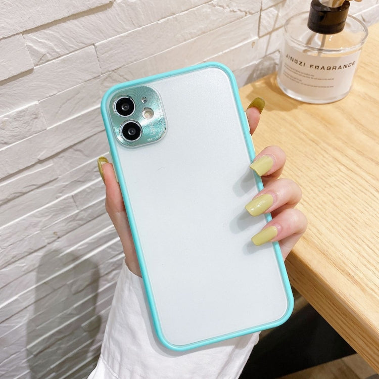 For iPhone 11 Electroplating All-Inclusive Pure TPU Protective Case with Metal Lens Cover