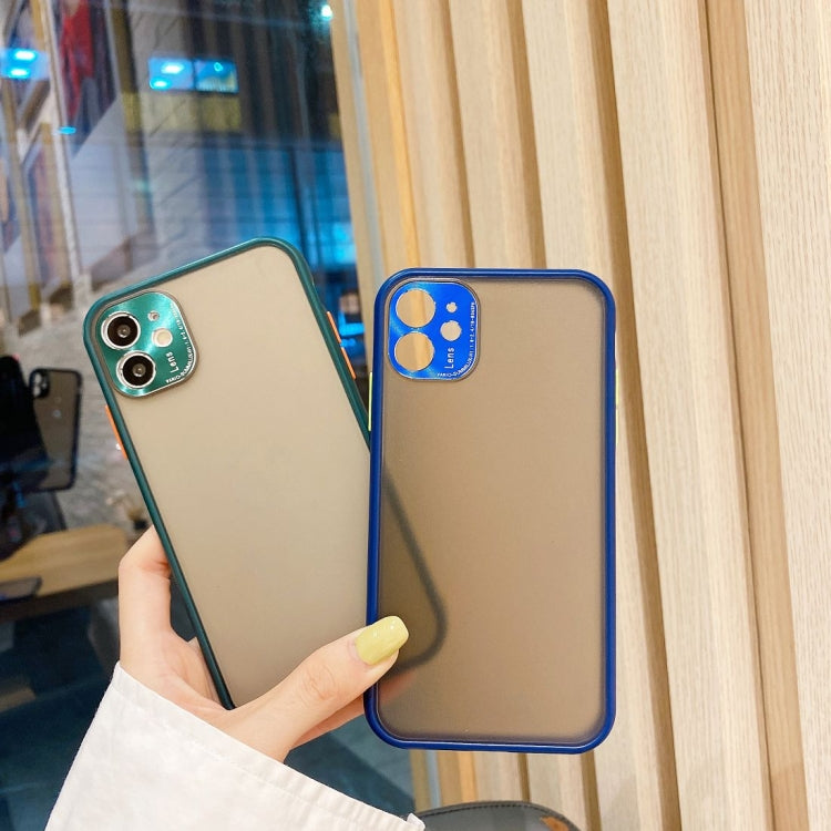For iPhone 11 Electroplating All-Inclusive Pure TPU Protective Case with Metal Lens Cover