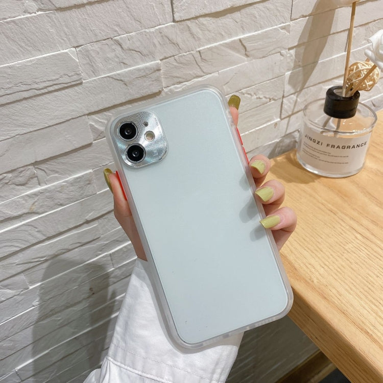 For iPhone 11 Pro Max Electroplating All-Inclusive Pure TPU Protective Case with Metal Lens Cover