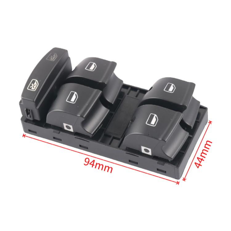 For Audi A3 2005-2012 Car Power Window Control Switch 4FD959851A - Black