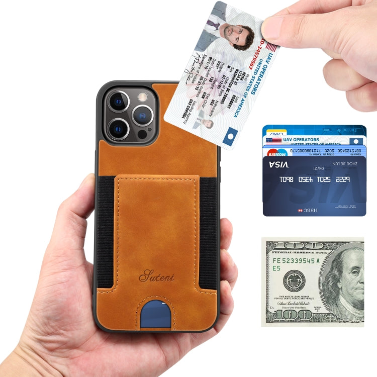 For iPhone 12 / 12 Pro H10 TPU + PU Leather Shockproof  Protective Case with Card Slot