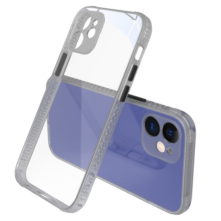 For iPhone 12 mini Tire Side Texture Contrast Button Shockproof PC + TPU Phone Protective Case