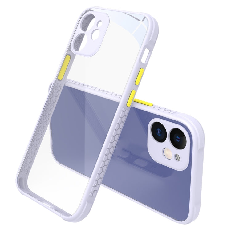 For iPhone 12 mini Tire Side Texture Contrast Button Shockproof PC + TPU Phone Protective Case