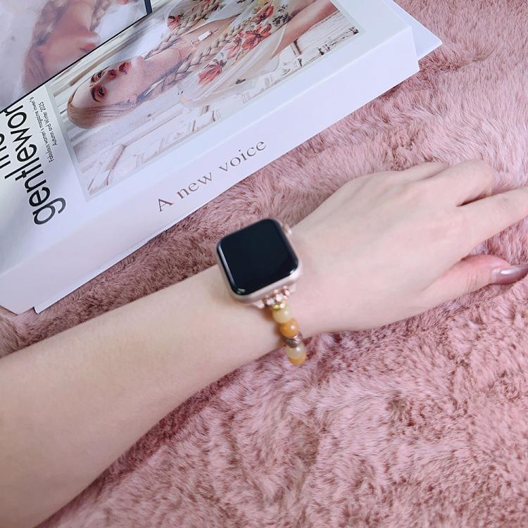 For Apple Watch 46mm / 49mm / 45mm / 44mm Tibetan Beaded Bracelet Watch Band