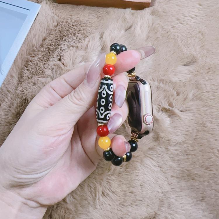 For Apple Watch 42mm / 41mm / 40mm / 38mm Tibetan Beaded Bracelet Watch Band