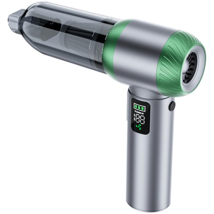 SUITU Handheld Blow Suction Combo LED Display Brushless Vacuum Cleaner, Long Dust Collection Bin