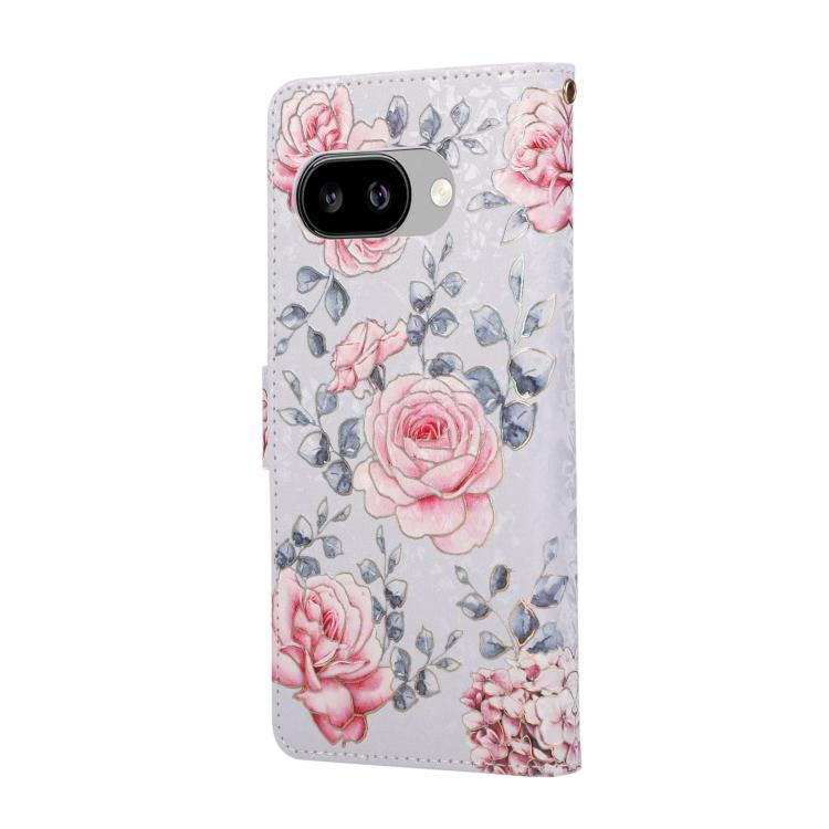 For Google Pixel 10a Bronzing Painting RFID Leather Phone Case