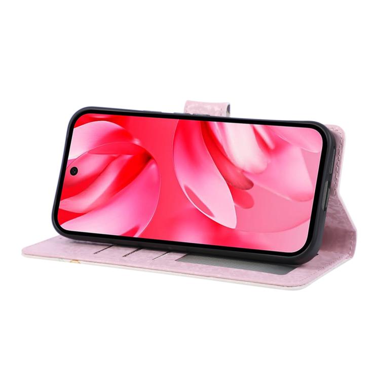For Google Pixel 10a Bronzing Painting RFID Leather Phone Case