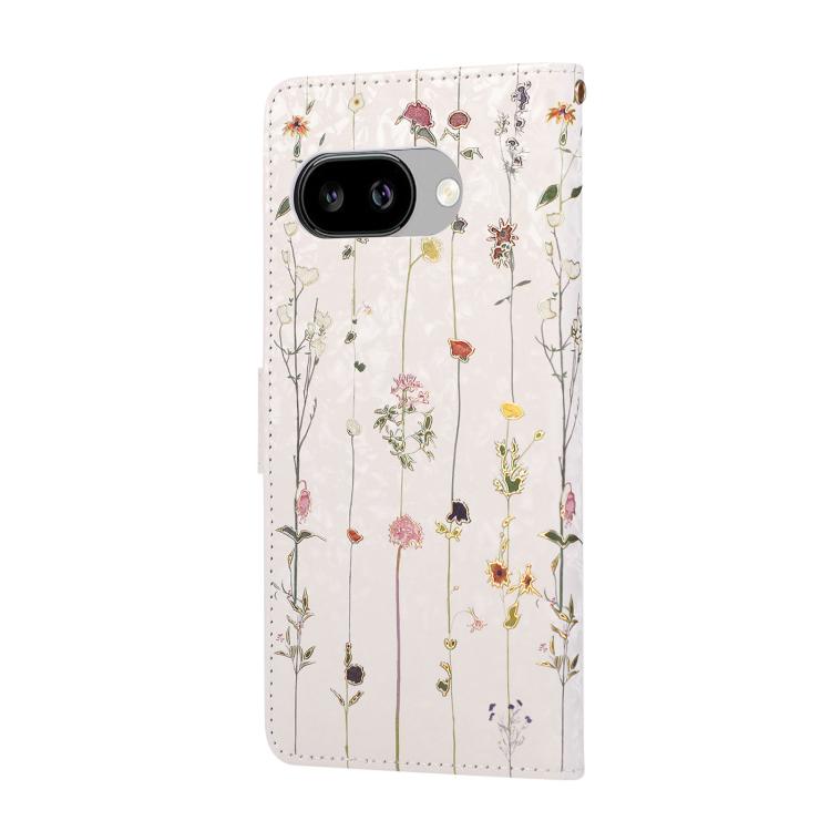 For Google Pixel 10a Bronzing Painting RFID Leather Phone Case