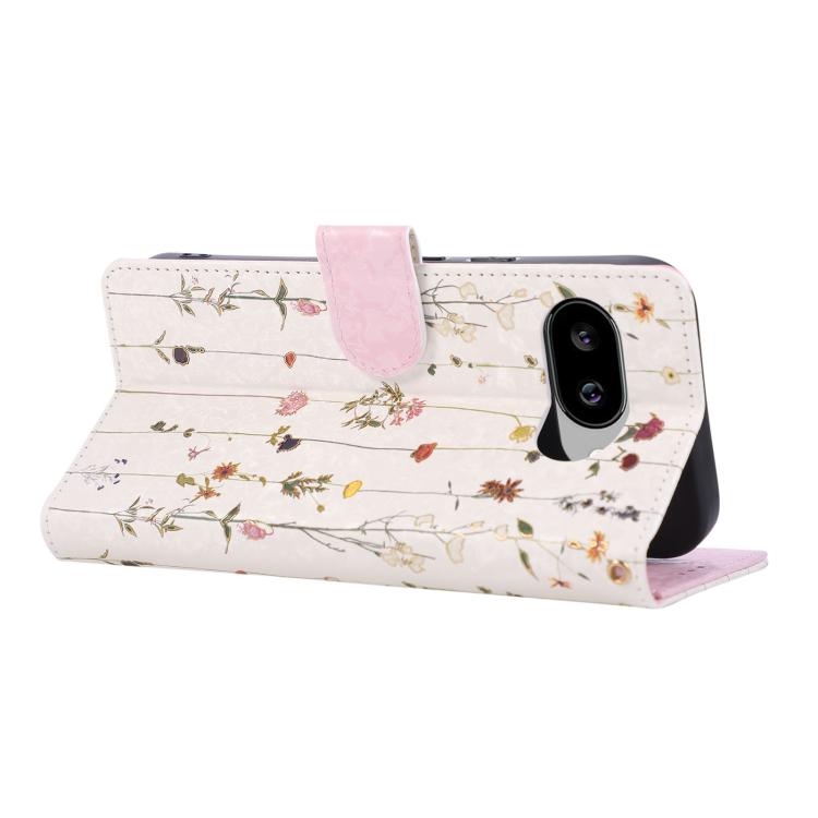 For Google Pixel 10a Bronzing Painting RFID Leather Phone Case