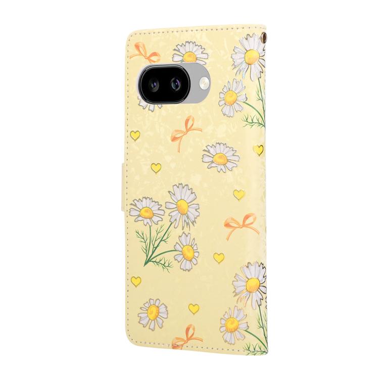 For Google Pixel 10a Bronzing Painting RFID Leather Phone Case