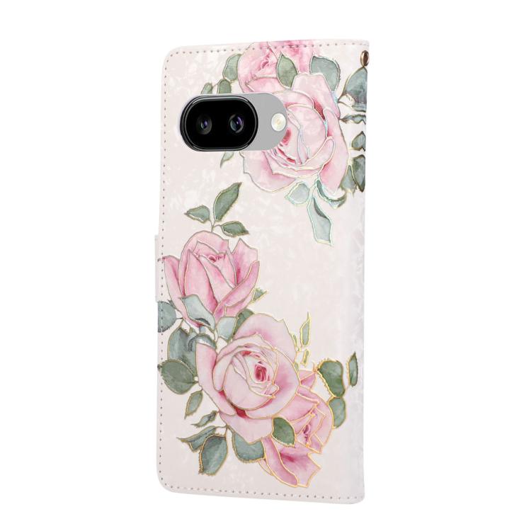 For Google Pixel 10a Bronzing Painting RFID Leather Phone Case