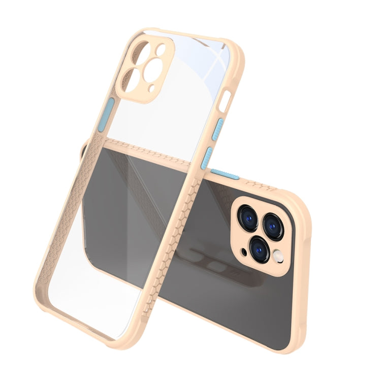 For iPhone 12 Pro Tire Side Texture Contrast Button Shockproof PC + TPU Phone Protective Case