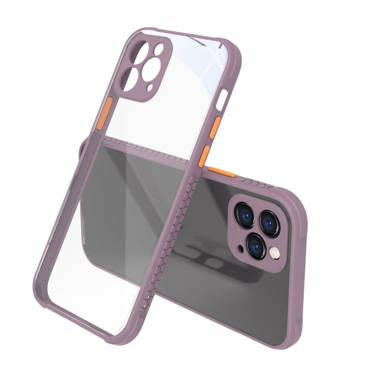 For iPhone 12 Pro Tire Side Texture Contrast Button Shockproof PC + TPU Phone Protective Case