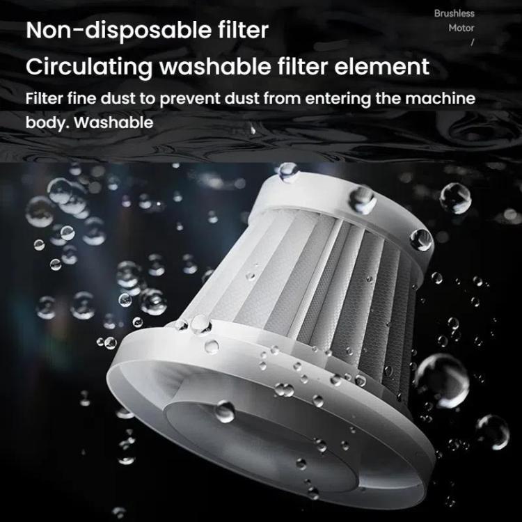 SUITU ST-6659 Dust Filter for SUITU Vacuum Cleaner - Black White