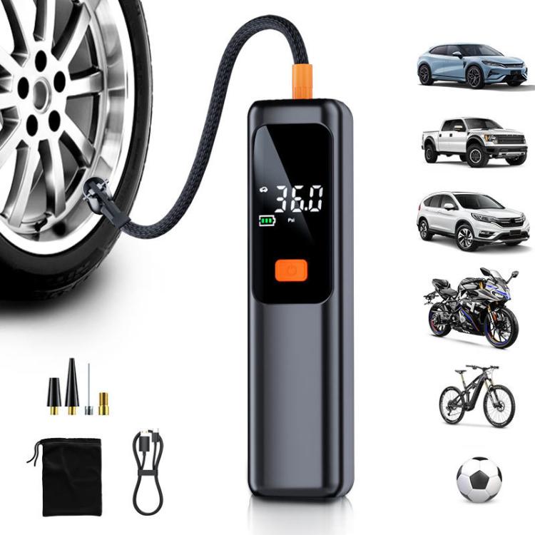 SUITU ST-5536 Car Wireless Digital Display Air Pump Portable Electric Tire Inflator, Battery Capacity:4000mAh - Dark Gray