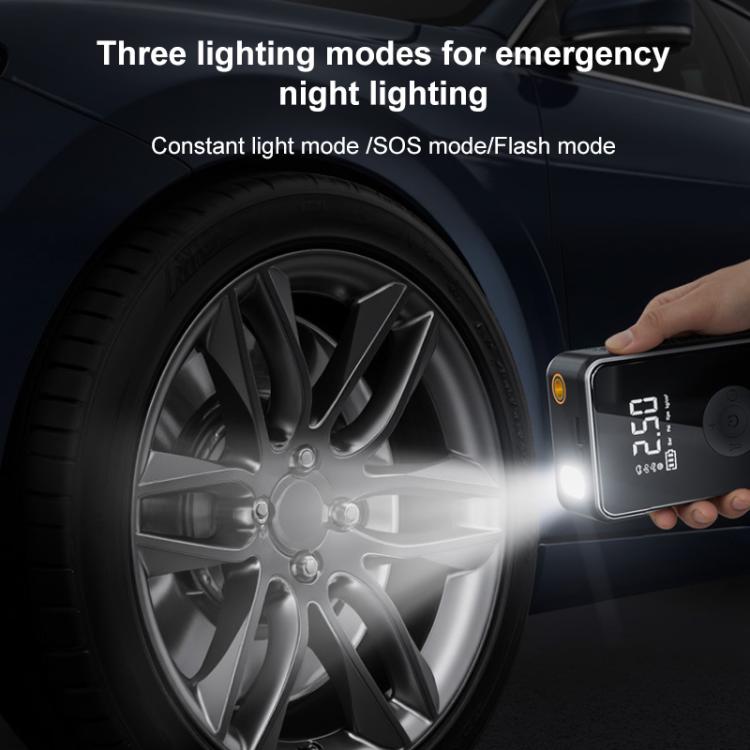 SUITU RT-601B Wireless Digital Display Car Air Pump Portable Car Electric Tire Inflator - Black Gray