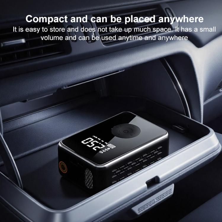 SUITU RT-601B Wireless Digital Display Car Air Pump Portable Car Electric Tire Inflator - Black Gray