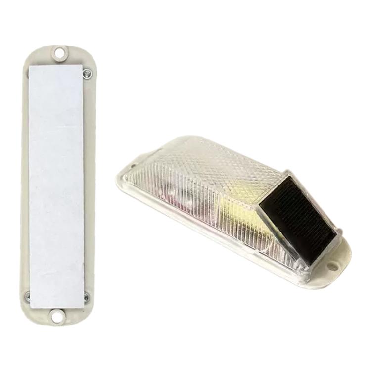 Solar Powered Nighttime LED Flashing Warning Light, Type:Double-sided Tape