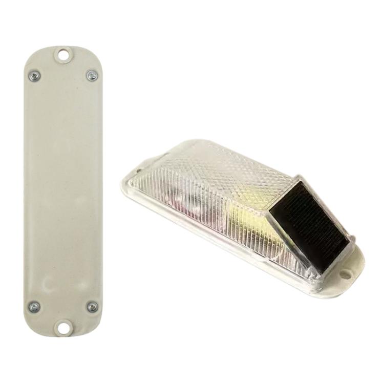 Solar Powered Nighttime LED Flashing Warning Light, Type:Screw