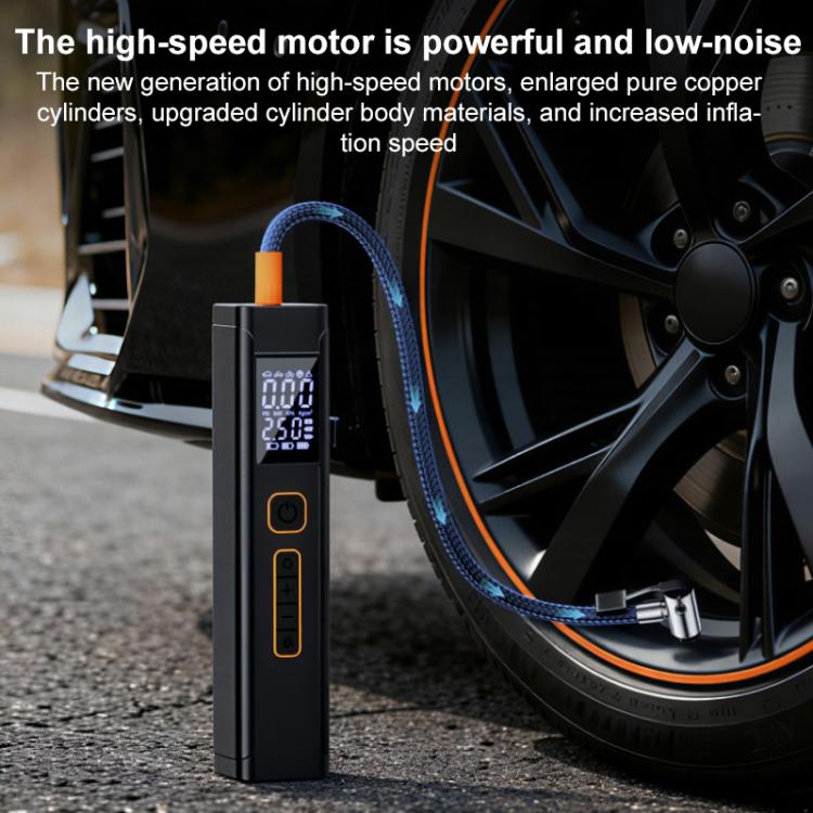 SUITU ST-5541 Portable Dual Screen Digital Display Car Electric Wireless Air Pump - Black