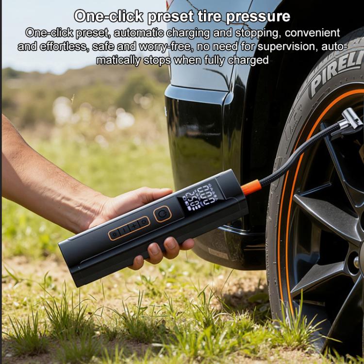 SUITU ST-5541 Portable Dual Screen Digital Display Car Electric Wireless Air Pump - Black