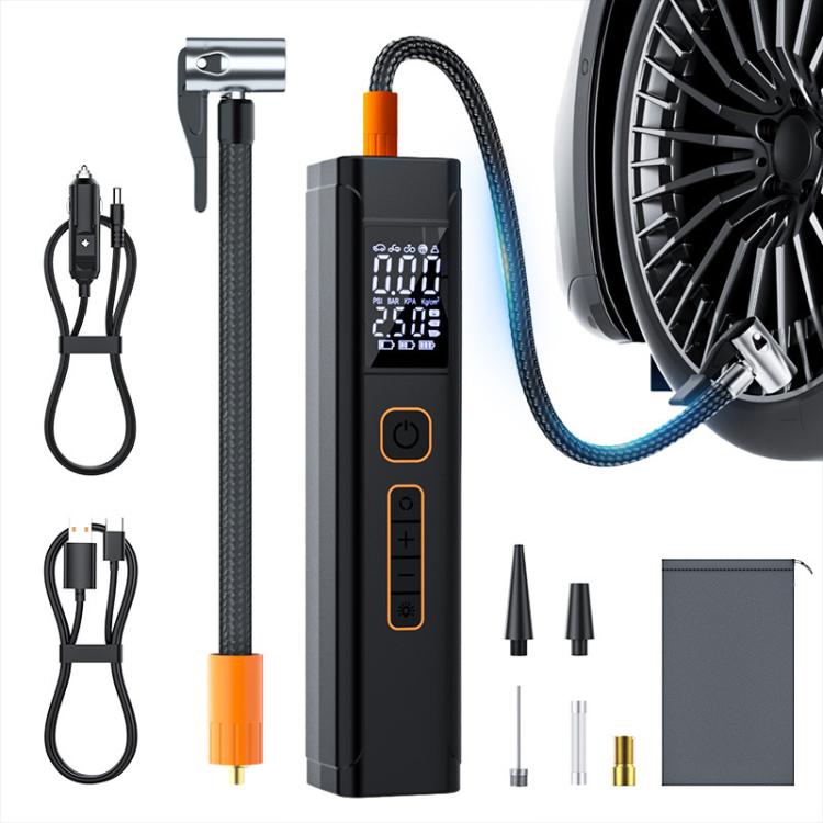 SUITU ST-5541 Portable Dual Screen Digital Display Car Electric Wireless Air Pump - Black
