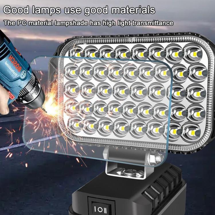 3 inch Round High Beam Dual USB LED Emergency Work Light, For Dayi Battery Slot