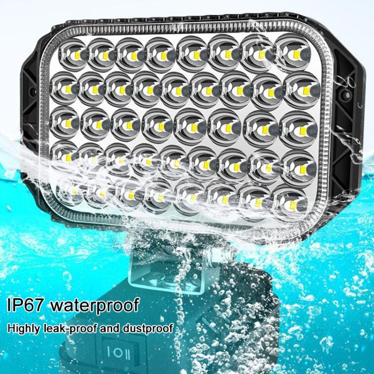 10 inch Square High and Low Beam Dual USB LED Emergency Work Light, For Makita Battery Slot