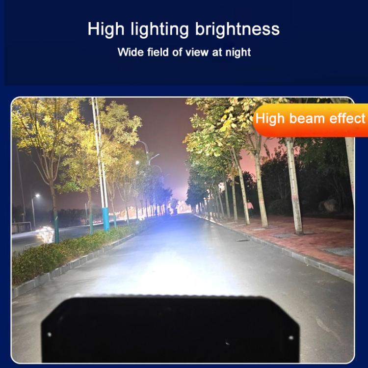 5 inch Square High and Low Beam Dual USB LED Emergency Work Light, For Makita Battery Slot