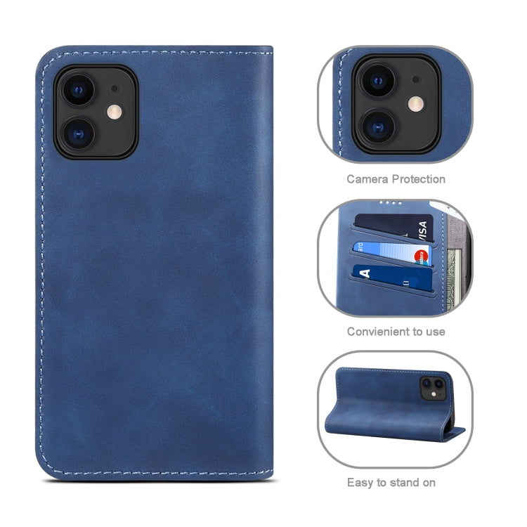 For iPhone 12 mini PU + TPU Horizontal Flip Leather Case with Holder & Card Slots & Wallet