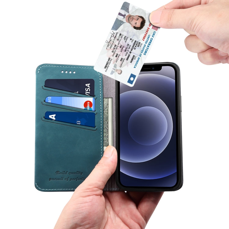 For iPhone 12 mini PU + TPU Horizontal Flip Leather Case with Holder & Card Slots & Wallet