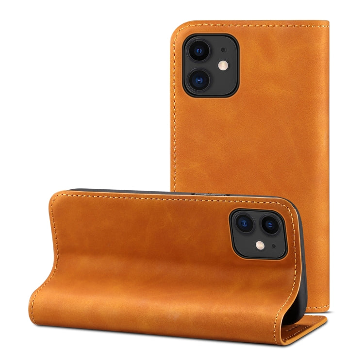 For iPhone 12 / 12 Pro PU + TPU Horizontal Flip Leather Case with Holder & Card Slots & Wallet