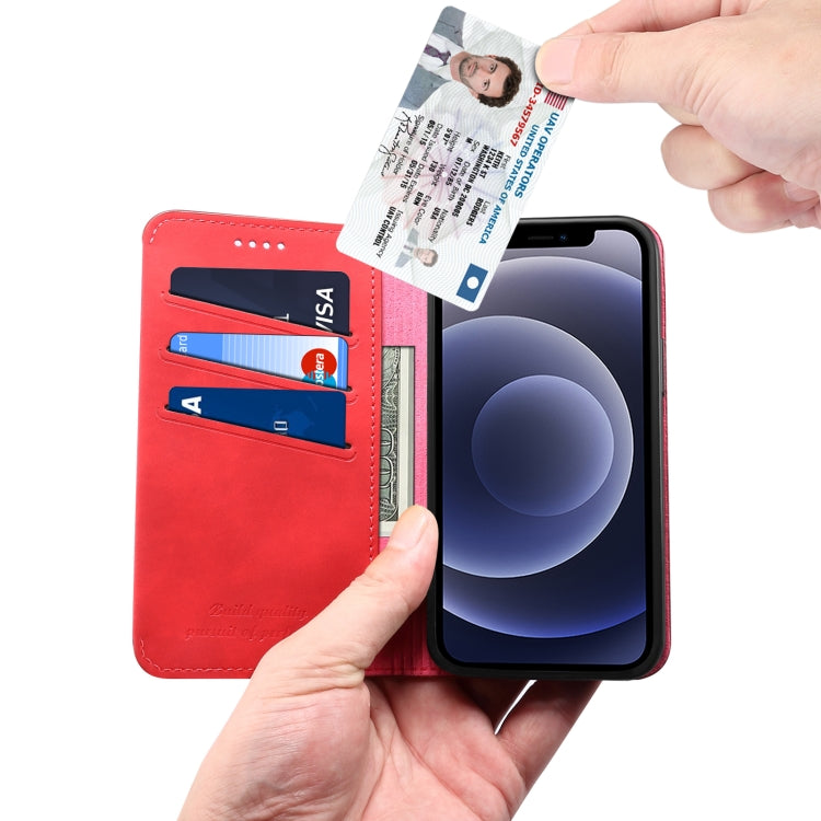 For iPhone 12 Pro Max PU + TPU Horizontal Flip Leather Case with Holder & Card Slots & Wallet