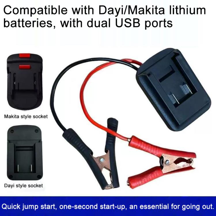 Car Lithium Battery Emergency Starter Power Supply, Type:For Makita