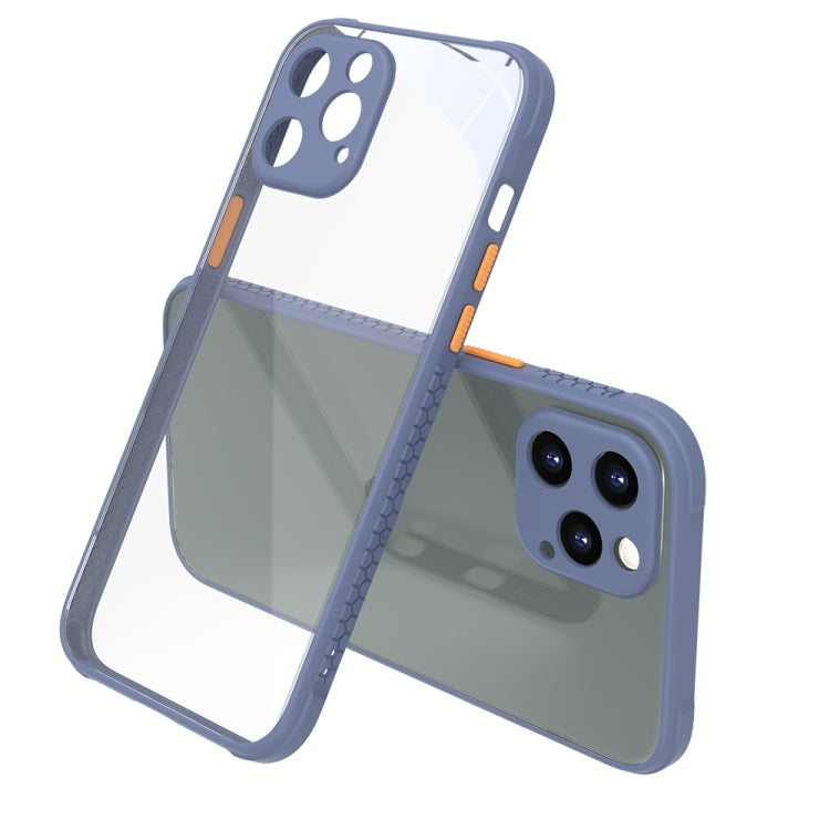 For iPhone 12 Pro Max Tire Side Texture Contrast Button Shockproof PC + TPU Phone Protective Case