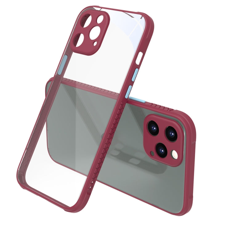 For iPhone 12 Pro Max Tire Side Texture Contrast Button Shockproof PC + TPU Phone Protective Case