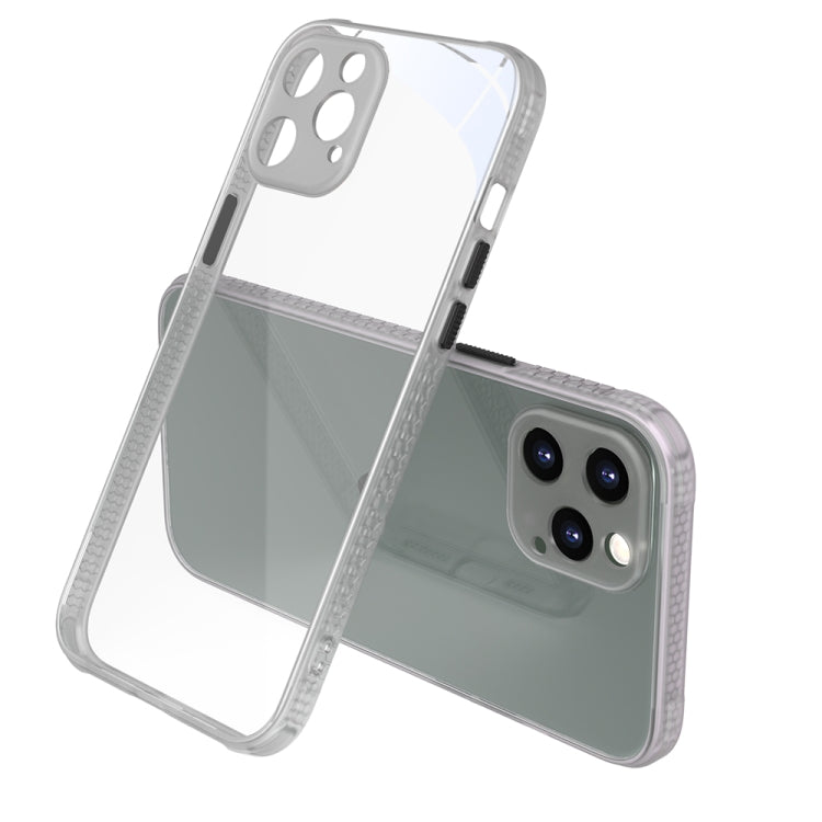 For iPhone 12 Pro Max Tire Side Texture Contrast Button Shockproof PC + TPU Phone Protective Case
